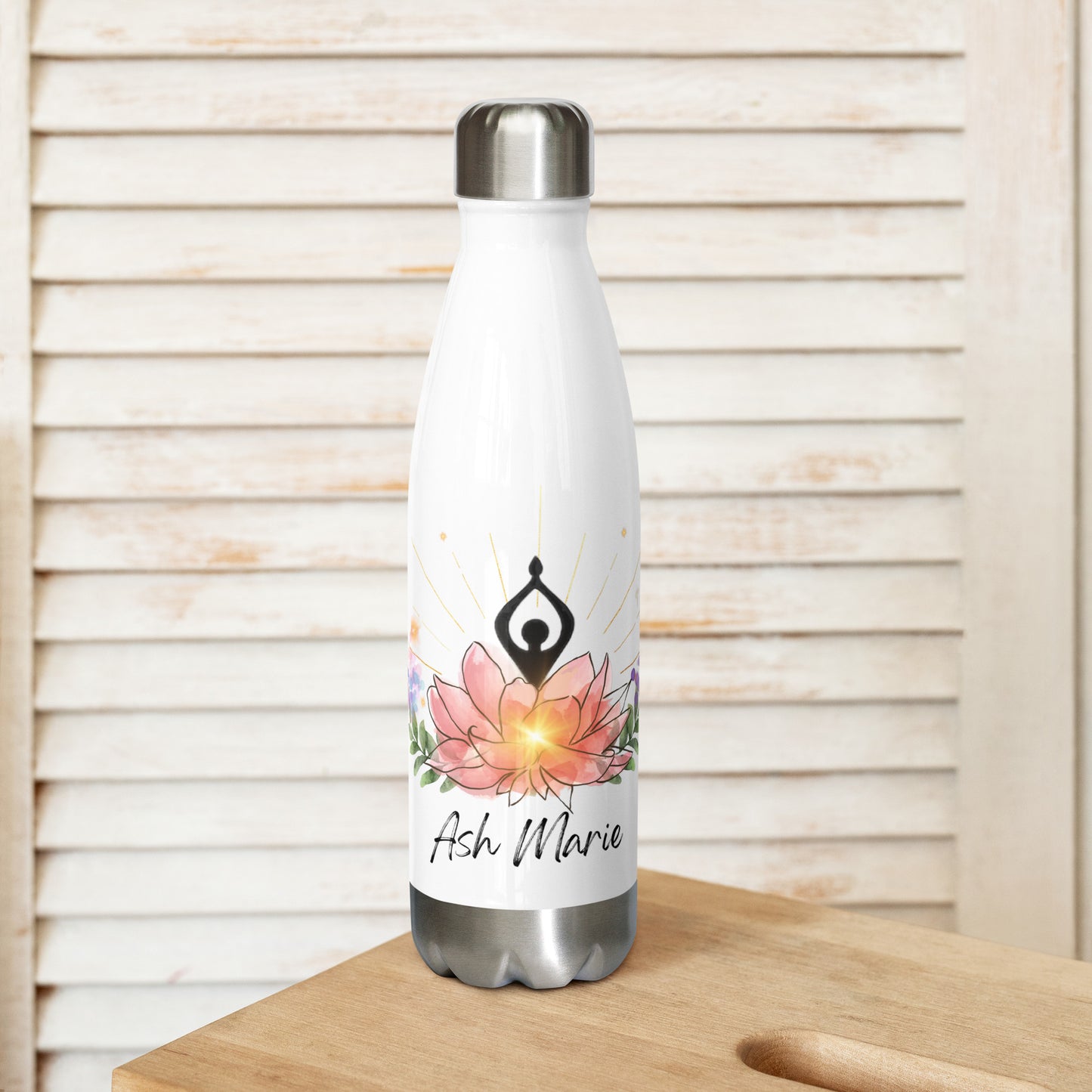 Stainless steel water bottle