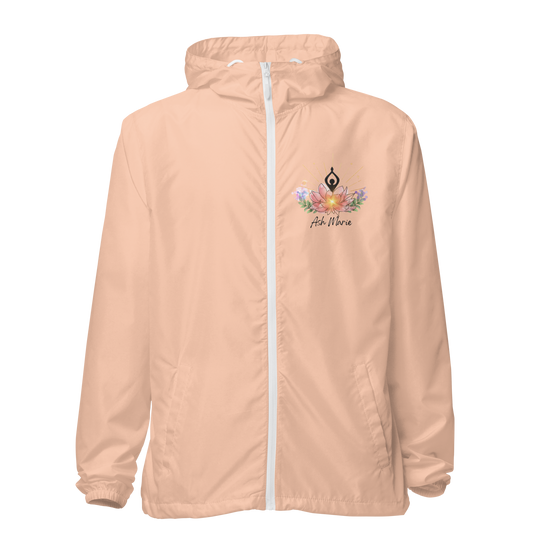 Unisex lightweight zip up windbreaker