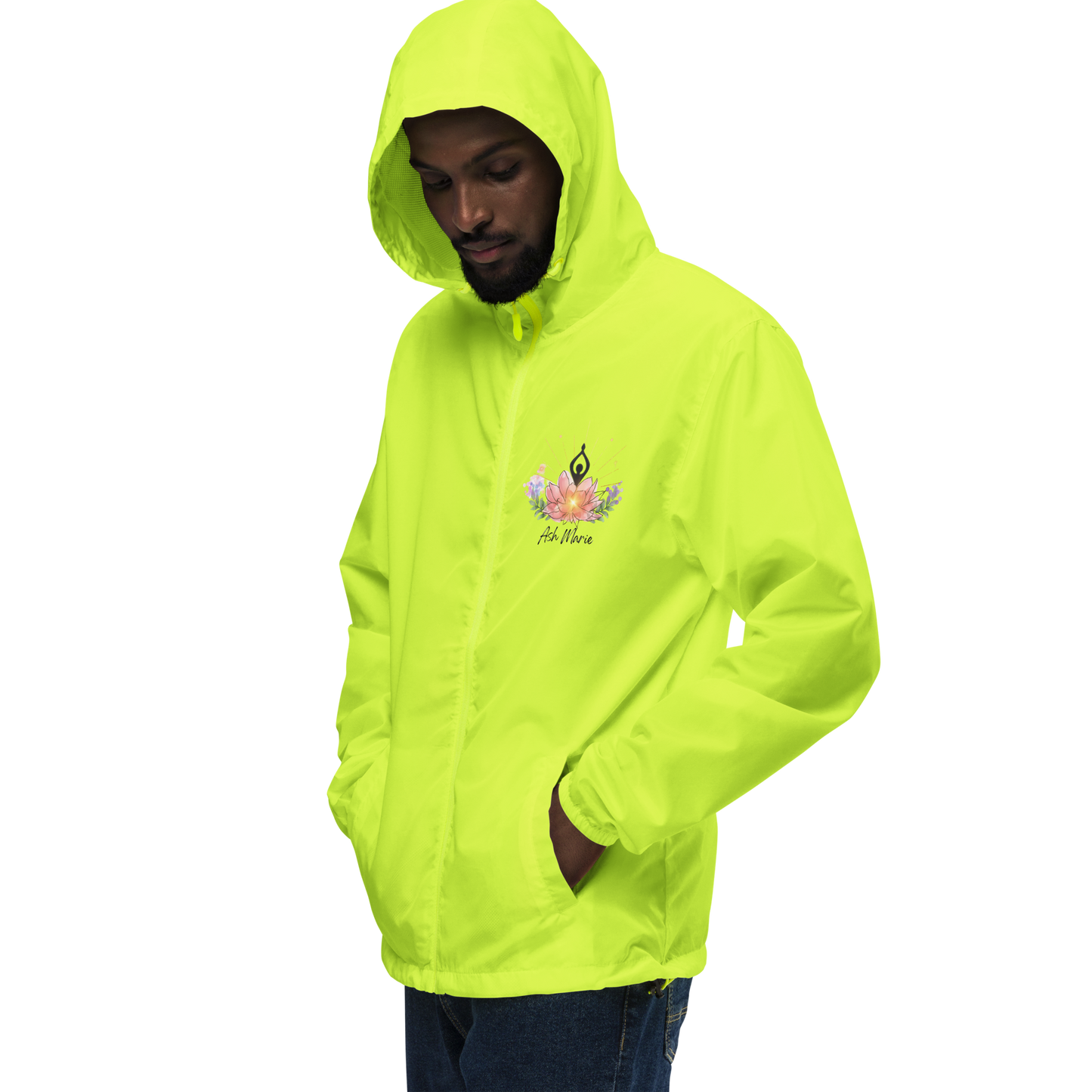 Unisex lightweight zip up windbreaker