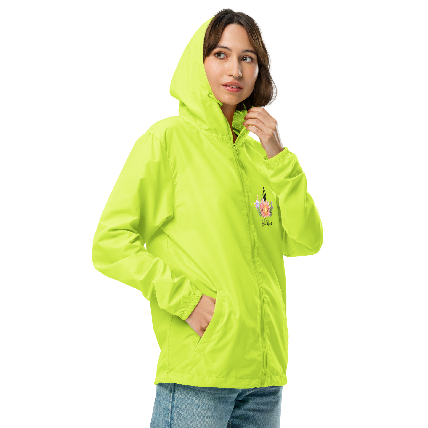 Unisex lightweight zip up windbreaker